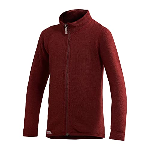 Woolpower Kids Full Zip Jacket 400, 122-128/122/128 Kinder, rust red von Woolpower