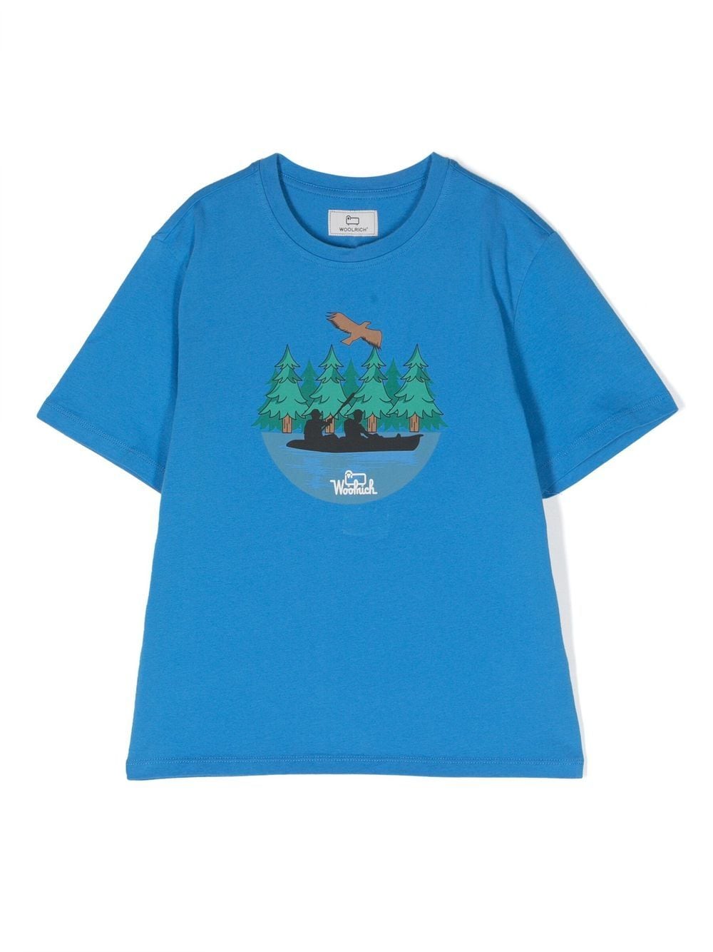 Woolrich Kids T-Shirt mit Road Trip-Print - Blau von Woolrich Kids