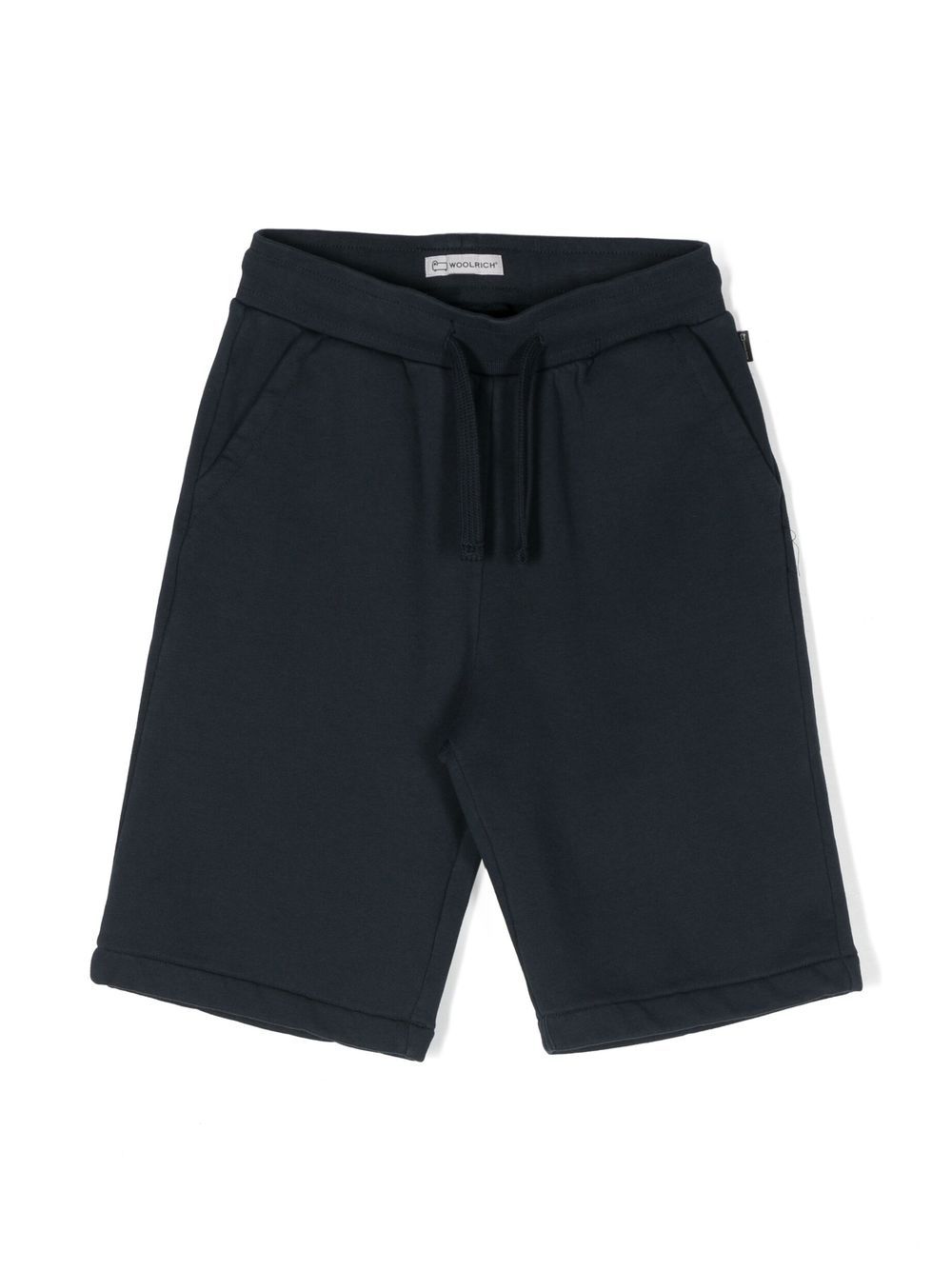 Woolrich Kids Joggingshorts mit Fleece-Textur - Blau von Woolrich Kids