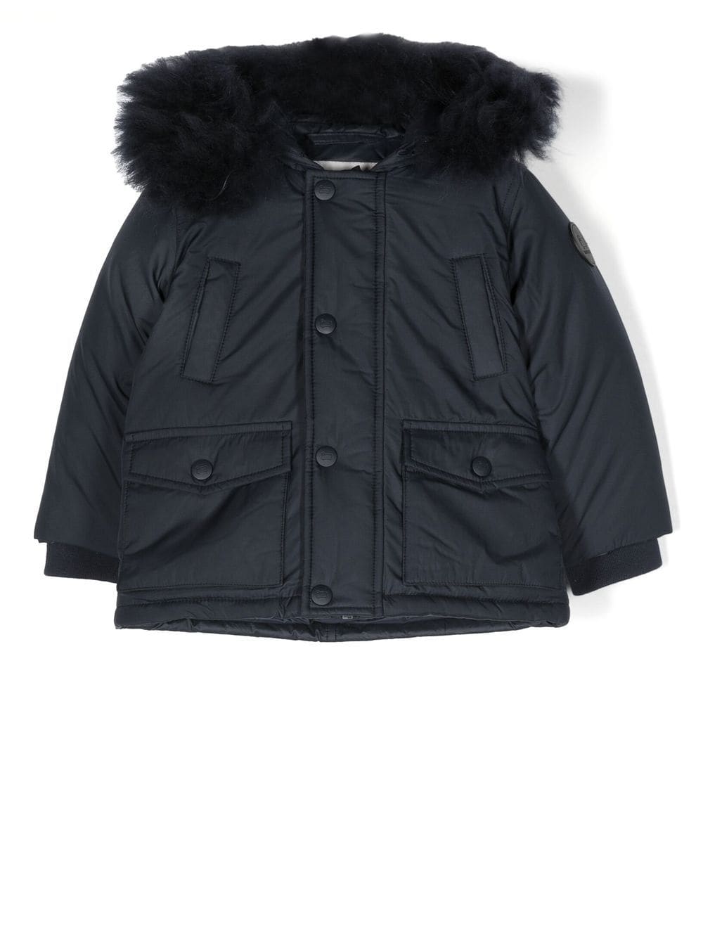 Woolrich Kids Daunenparka mit Kapuze - Blau von Woolrich Kids