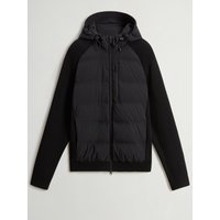 Woolrich Daunengefütterte Hybridjacke aus Stretchnylon mit Kapuze in M von Woolrich