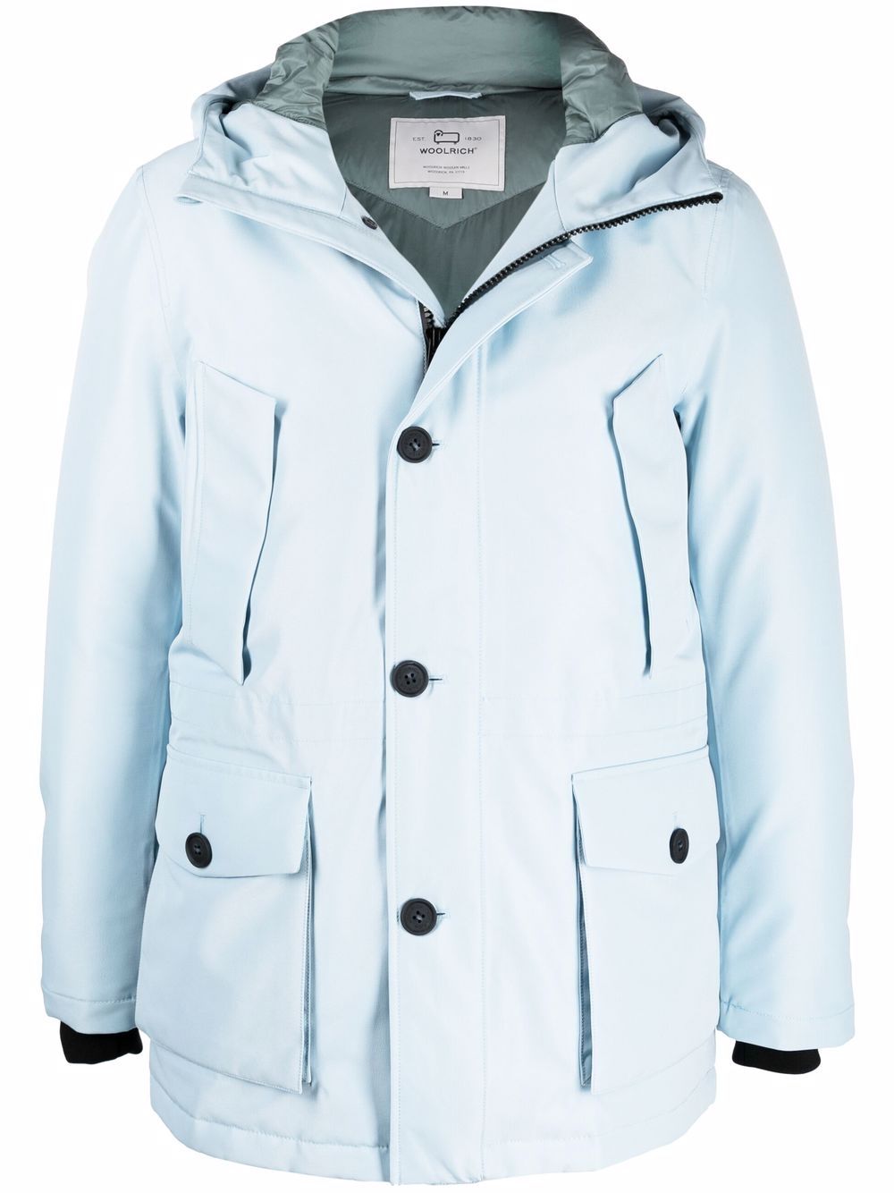 Woolrich Daunenjacke mit Kapuze - Blau von Woolrich