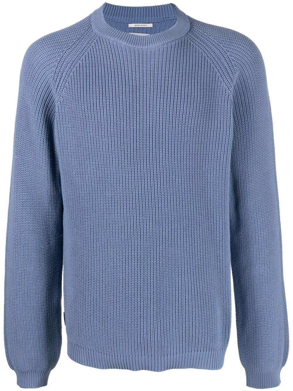 Woolrich Gerippter Strickpullover - Blau von Woolrich