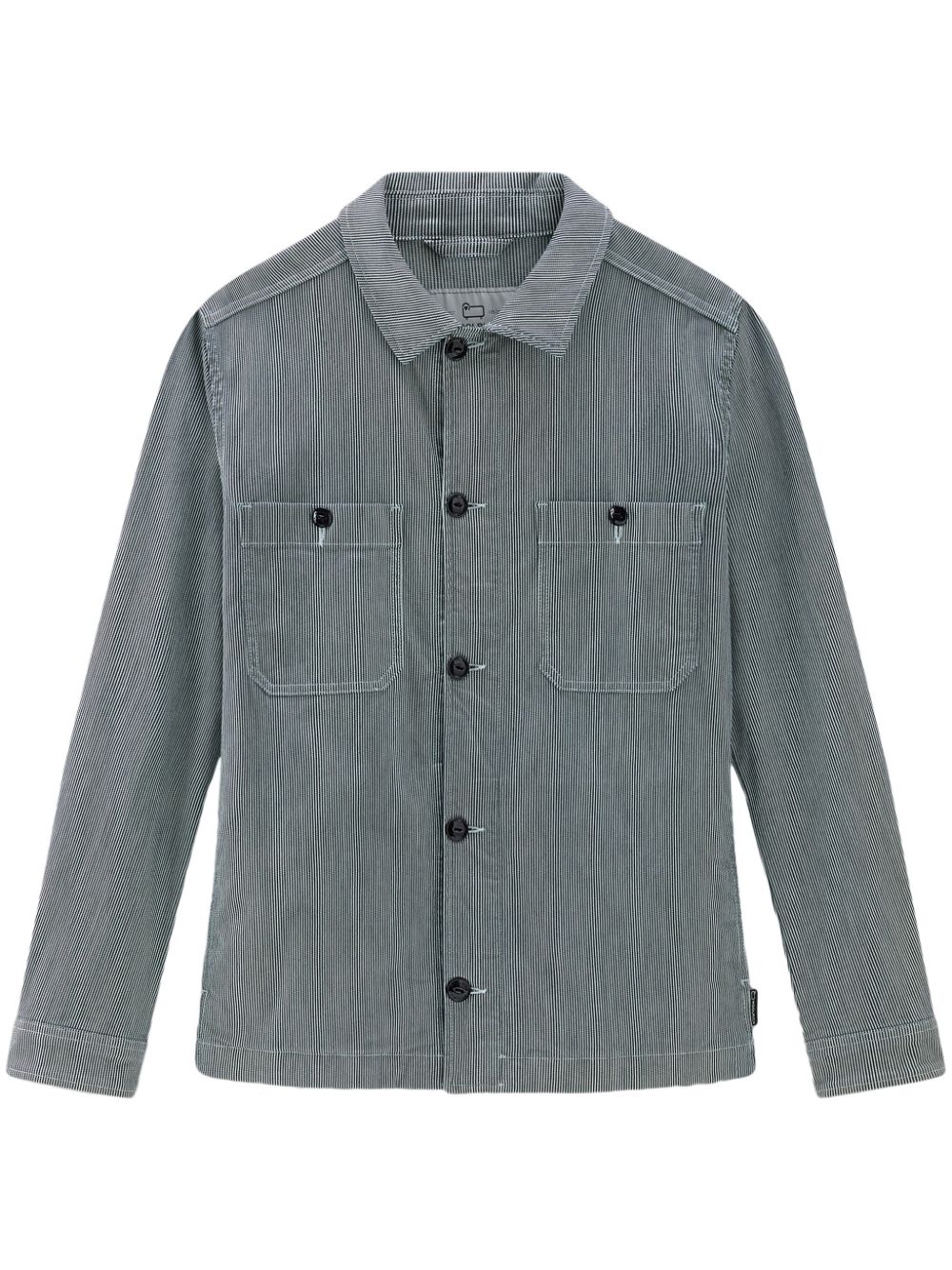 Woolrich Gestreiftes Hemd - Blau von Woolrich