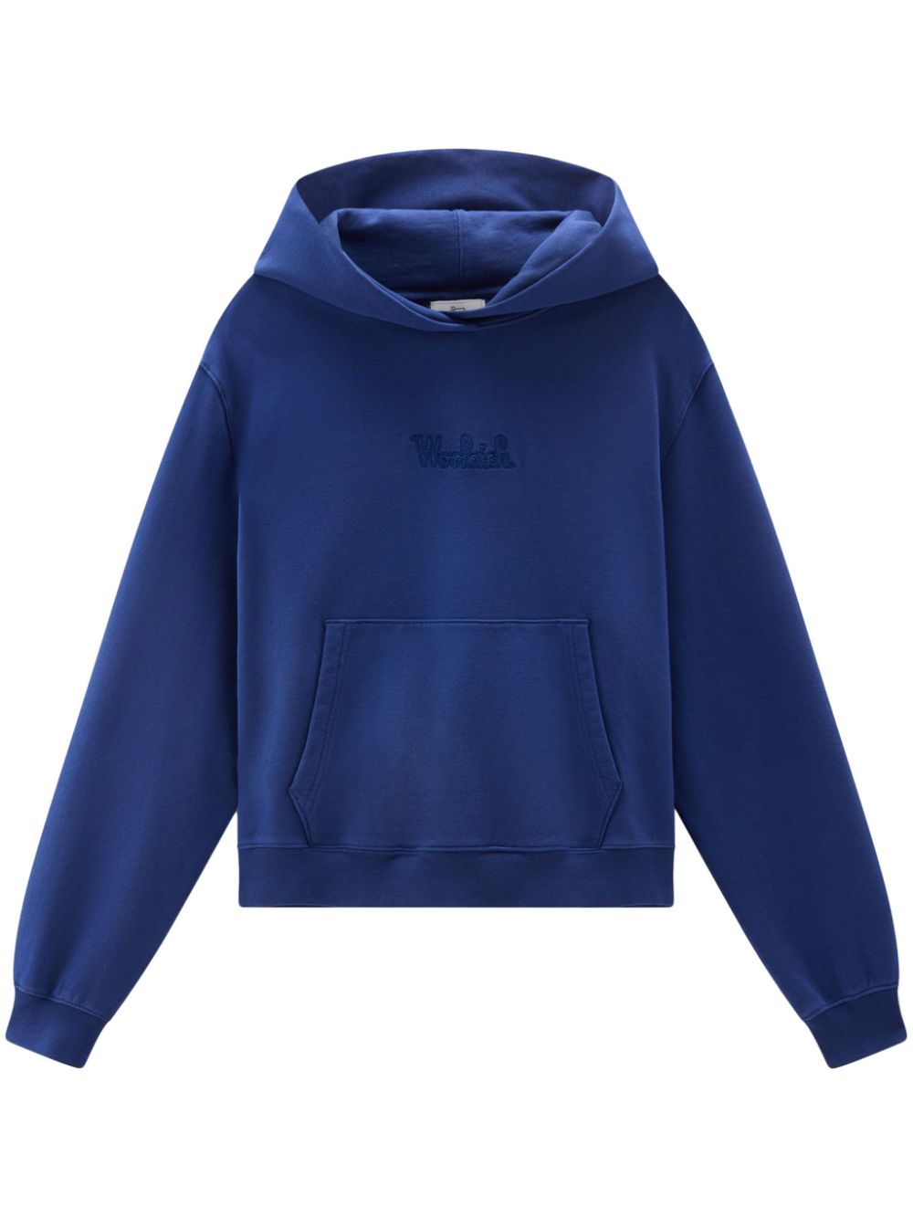 Woolrich Hoodie mit Logo-Stickerei - Blau von Woolrich