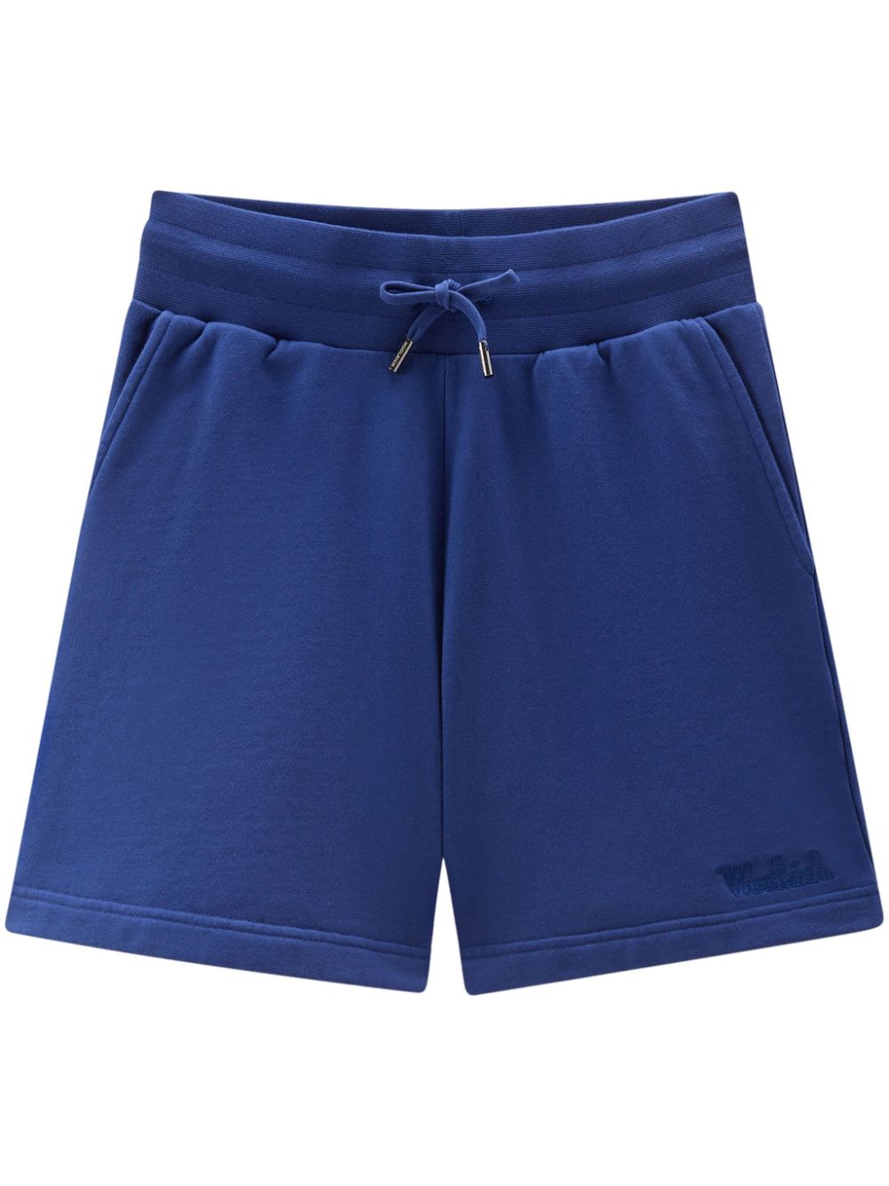 Woolrich Joggingshorts aus Fleece - Blau von Woolrich