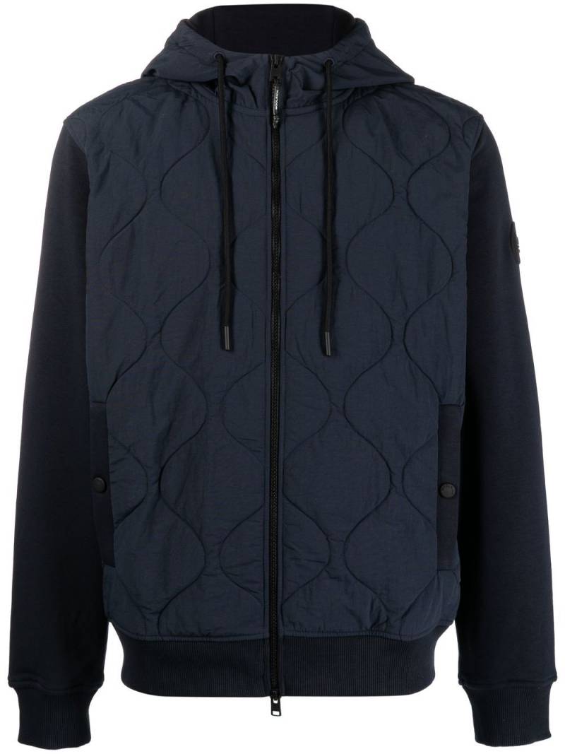 Woolrich MixMedia Kapuzenjacke - Blau von Woolrich