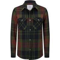 Woolrich Woll Mix-Overshirt mit Tartan-Muster von Woolrich