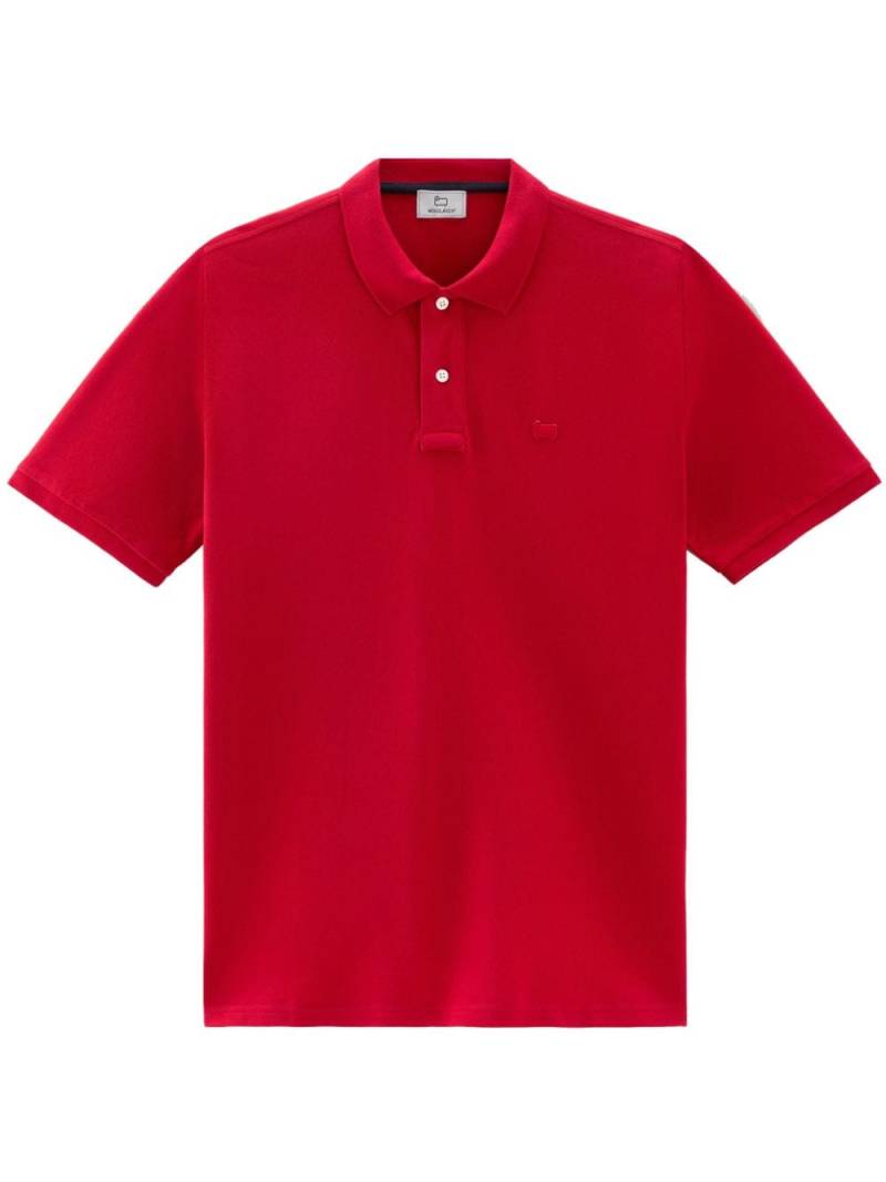 Woolrich Poloshirt mit Logo-Stickerei - Rot von Woolrich