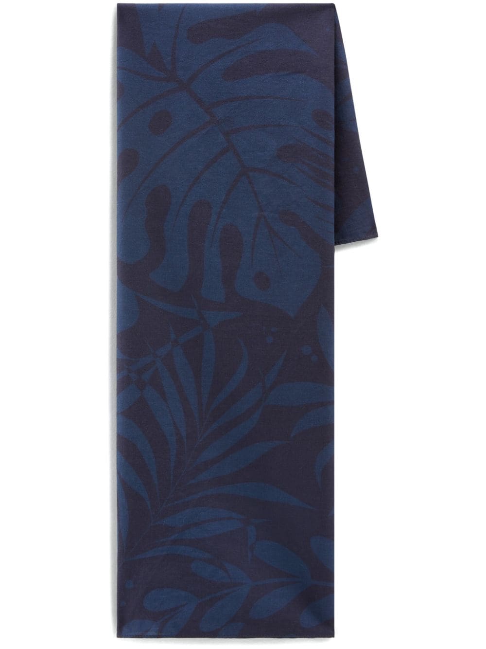 Woolrich Schal mit Blumen-Print - Blau von Woolrich