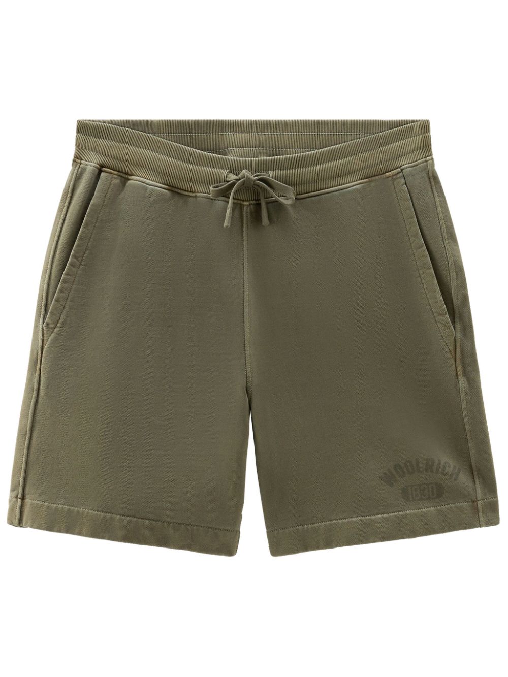 Woolrich Shorts mit Logo-Print - Grün von Woolrich