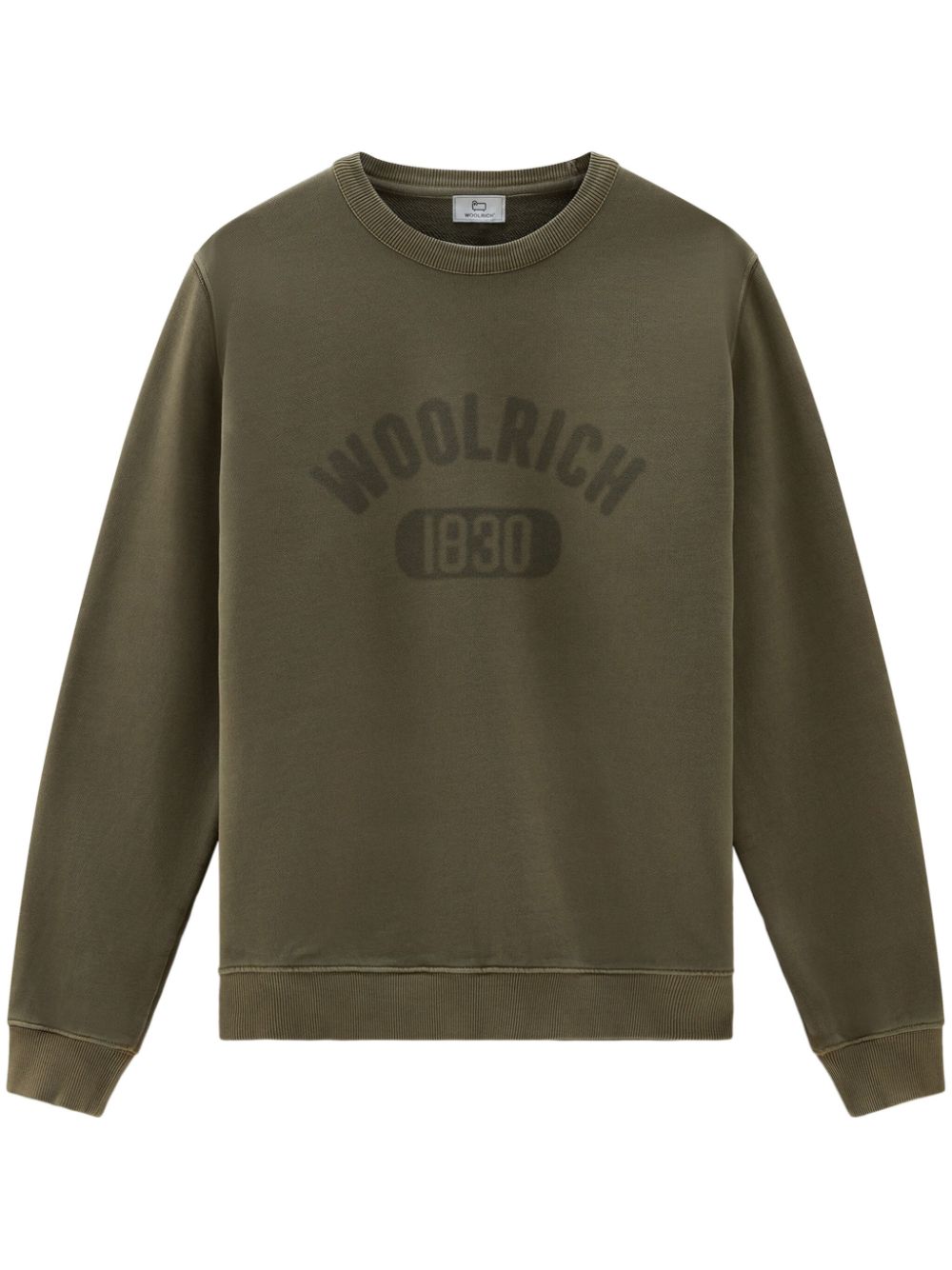 Woolrich Sweatshirt mit Logo-Print - Grün von Woolrich