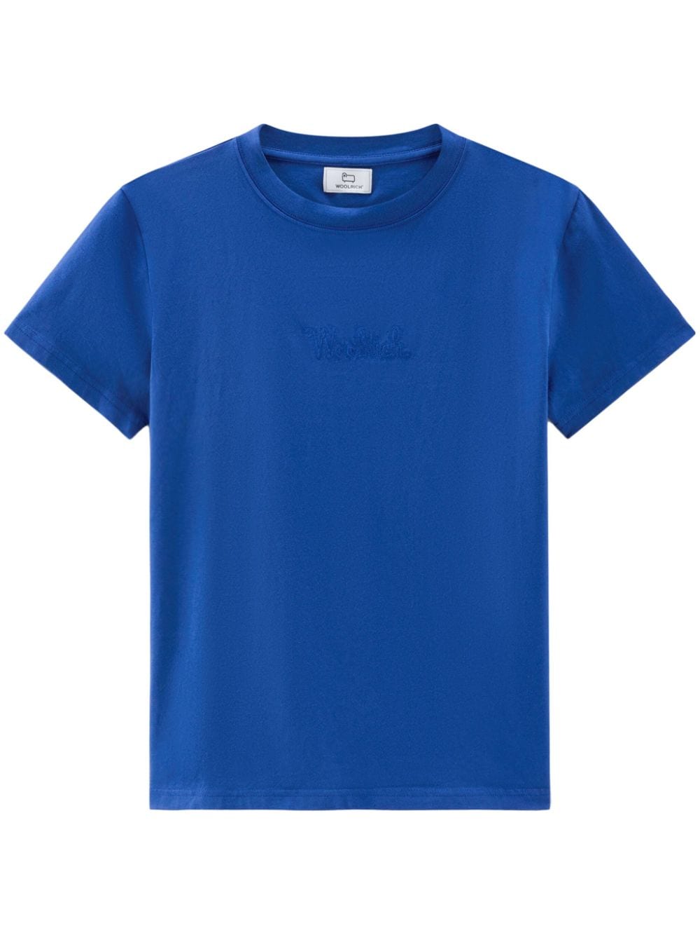 Woolrich T-Shirt mit Logo-Stickerei - Blau von Woolrich