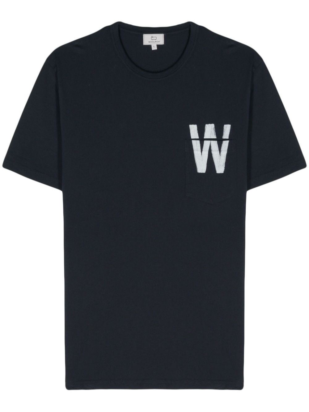 Woolrich T-Shirt mit grafischem Print - Blau von Woolrich