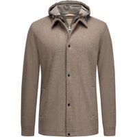 Woolrich Woll-Overshirt mit Kapuzenblende und Primaloft-Isolation in M von Woolrich