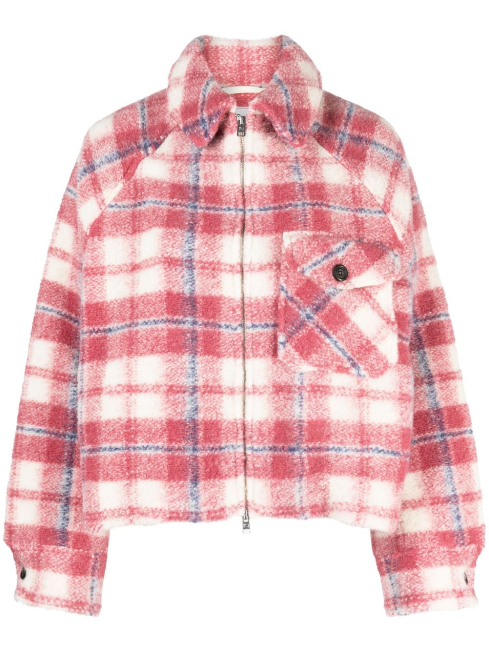 Woolrich Jacke mit Print - Rosa von Woolrich