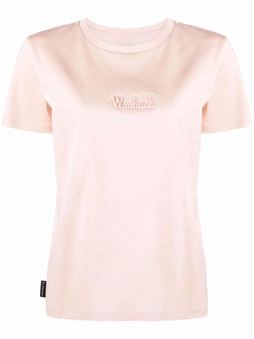 Woolrich T-Shirt mit Logo-Prägung - Rosa von Woolrich