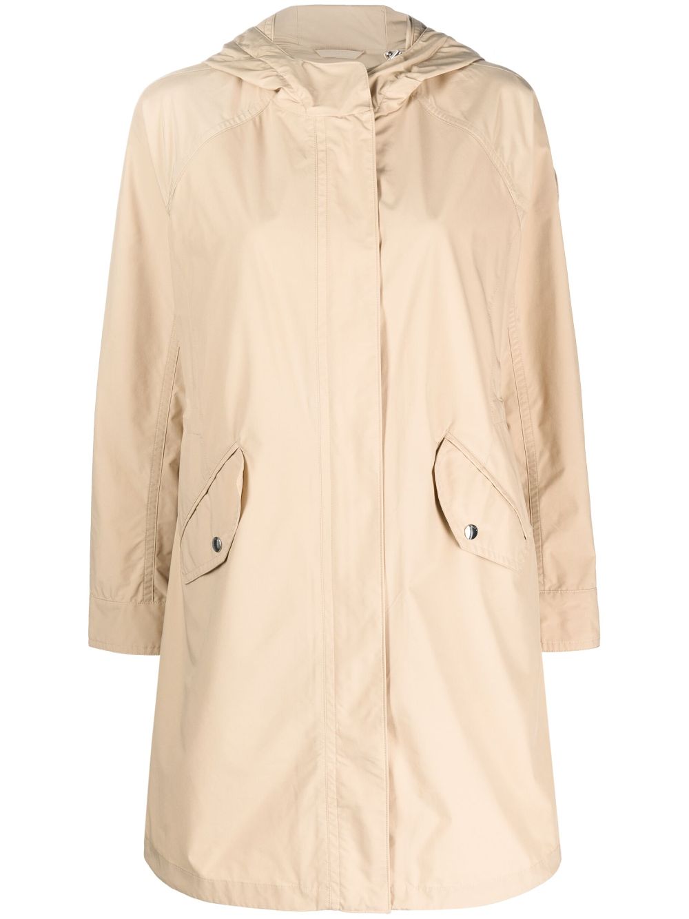 Woolrich Midimantel mit Kapuze - Nude von Woolrich