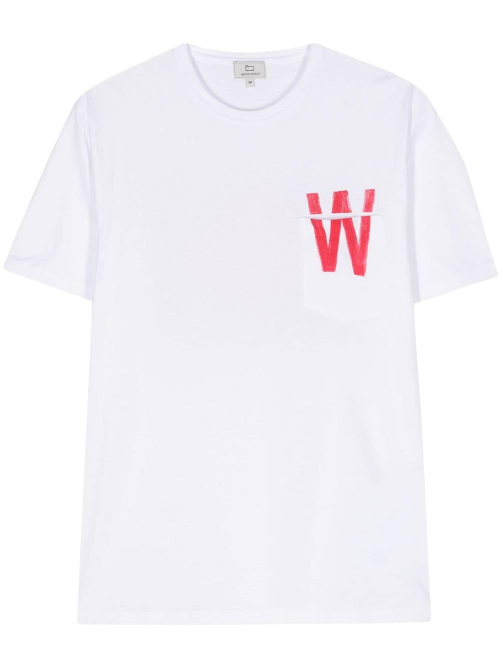 Woolrich T-Shirt mit Logo-Print - Weiß von Woolrich