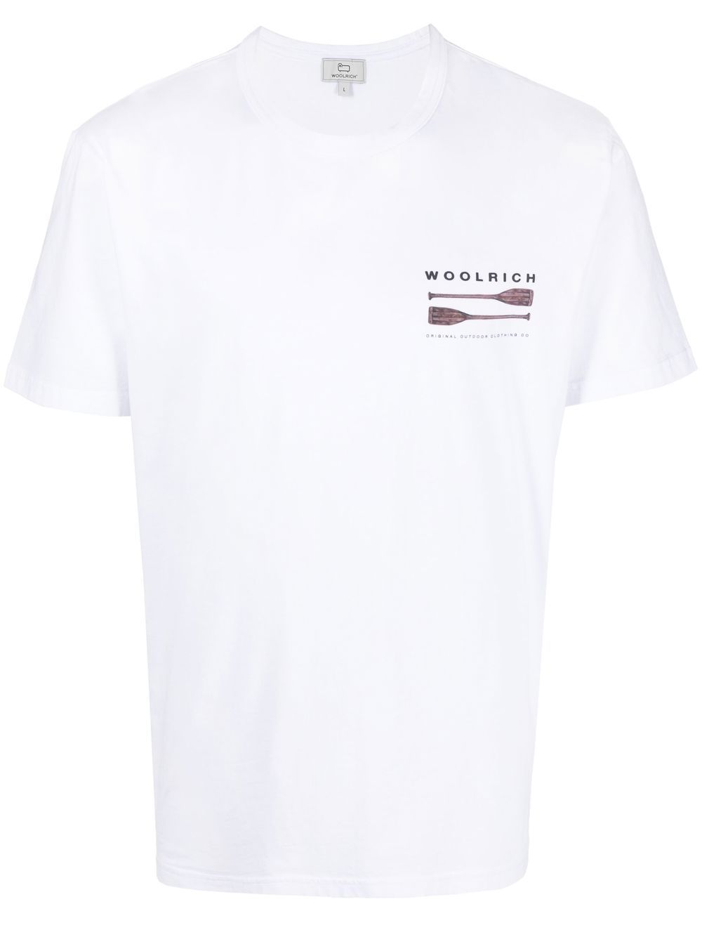 Woolrich T-Shirt mit Logo-Print - Weiß von Woolrich