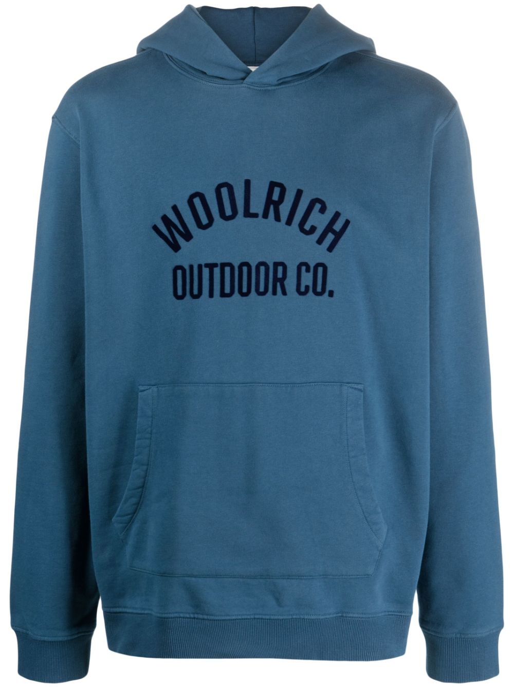 Woolrich Hoodie mit Logo-Print - Blau von Woolrich