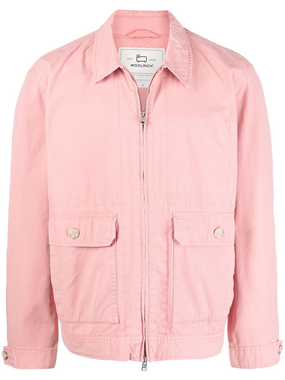 Woolrich Bomberjacke mit Reißverschluss - Rosa von Woolrich