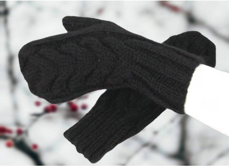 Handgefertigte Fingerlose Strickhandschuhe Gemütliche Winterkleidung Handgefertigte Fingerlose Strickhandschuhe Gemütliche Winterkleidung von WoolyThinker