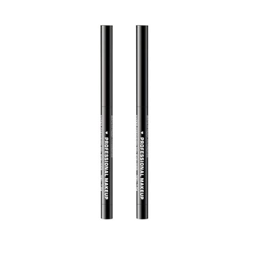 2 Stück Black Gel Eyeliner Pen, Waterproof Eyeliner, Klare Linienführung, Lange Haltbarkeit, Leicht aufzutragen, Wischfest, for Eye Makeup for a Perfect Eye Wing 2 Stück Black Gel Eyeliner Pen, Waterproof Eyeliner, Klare Linienführung, Lange Haltbarkeit, Leicht aufzutragen, Wischfest, for Eye Makeup for a Perfect Eye Wing von Wootapson