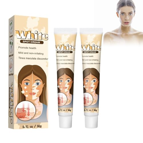 2er-Pack White Spot Cream, Vitiligo Skin Care Balm, Skin Therapy Cream, Feuchtigkeitsspendend, Regeneriert die Hautpigmentierung, für Männer und Frauen Geeignet 2er-Pack White Spot Cream, Vitiligo Skin Care Balm, Skin Therapy Cream, Feuchtigkeitsspendend, Regeneriert die Hautpigmentierung, für Männer und Frauen Geeignet von Wootapson