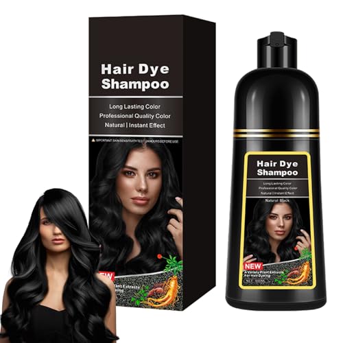Wootapson Schwarz Haarfärbeshampoo,Natürliche Schwarze Haarfarbe Shampoo 3 In 1,Instant Hair Shampoo,Haarfarbe Shampoo Für Graues Haar,Instant Black Hair Shampoo,Für Männer & Frauen-BLACK Wootapson Schwarz Haarfärbeshampoo,Natürliche Schwarze Haarfarbe Shampoo 3 In 1,Instant Hair Shampoo,Haarfarbe Shampoo Für Graues Haar,Instant Black Hair Shampoo,Für Männer & Frauen-BLACK von Wootapson