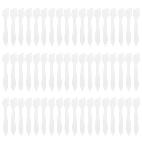 Wopanxye 100 Stück Kosmetikspachtel Make Up Spatel Mini Löffel aus Kunststoff, Klein Gesichtcreme Lotion Scoop für Hautpflege-Tool Mischen und Probenahme Creme Schaber, klar Gesichtsmasken-Cremespatel Wopanxye 100 Stück Kosmetikspachtel Make Up Spatel Mini Löffel aus Kunststoff, Klein Gesichtcreme Lotion Scoop für Hautpflege-Tool Mischen und Probenahme Creme Schaber, klar Gesichtsmasken-Cremespatel von Wopanxye