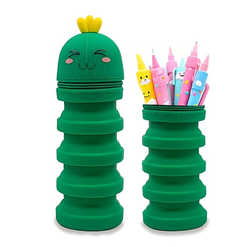 Woplagyreat Federmäppchen Silikon Federmäppchen Junge Mädchen Mäppchen Federmappe Aesthetic Federtasche Schulsachen Etui Geschenke Pencil Case Büromaterial Erwachsene Schulmäppchen von Woplagyreat