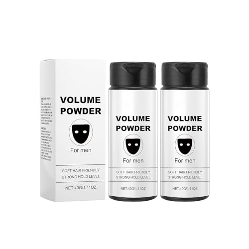 Based Texture Powder, Styling Powder Texture Powder For Man, Volumen Puder Haare, Haar Puder Men Styling, Texturpuder für Männer, Haarpuder für Männer, Volume Powder For Men (40g, 2PC) von Woranb