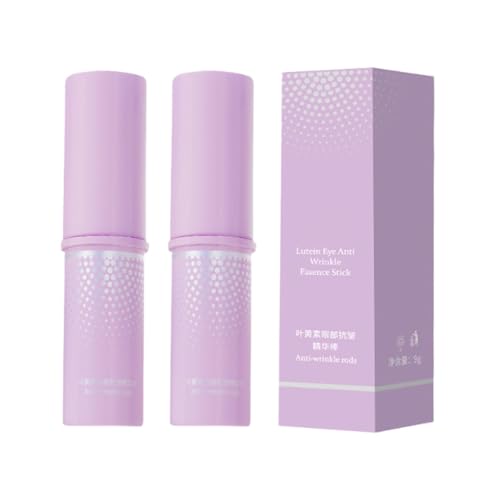Lutein Eye Cream Stick Augenpflege, Lutein Augencreme Augenbalsam Stick Augenaufheller Stick, Befeuchten Sie die Augenpartie Augenaufhellungscreme für Frauen und Männer (2) von Woranb