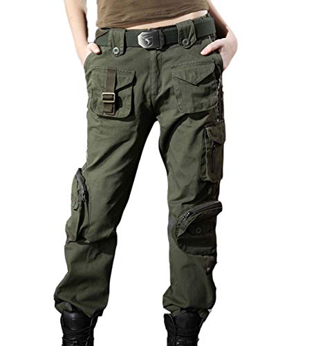 Worclub Damen-Militärhose Taktische Hose Damen-Tarnhose Cargohose Multifunktions-Outdoor-Campinghose von Worclub