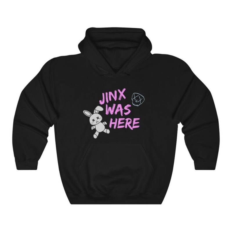 Jinx War Here Hoodie. Arcane Pullover. League Of Legend Kapuzenpullover. Lol Shirt. Puder Netflix Show von WorfiLife