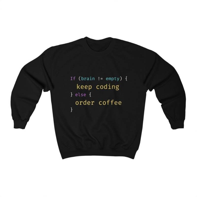 Witziger Pullover, Programmierpullover, Javascript Kapuzenpullover. Lustige Sprüche. Perfektes Geschenk Software-Programmierer Ingenieur, Wenn von WorfiLife
