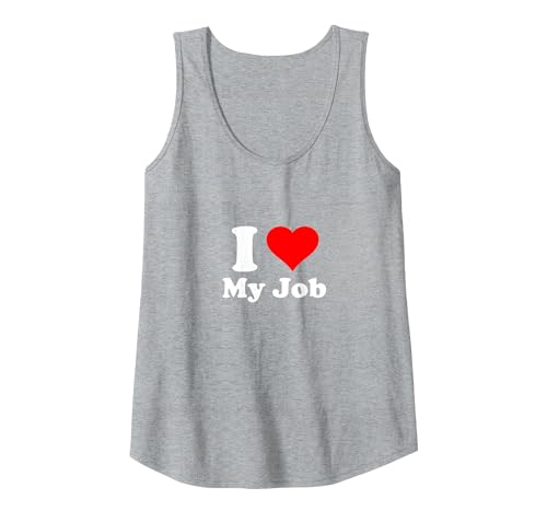 Ich Liebe Meinen Job Tank Top, Damen, Grau Meliert, L Ich Liebe Meinen Job Tank Top, Damen, Grau Meliert, L von Work Gifts