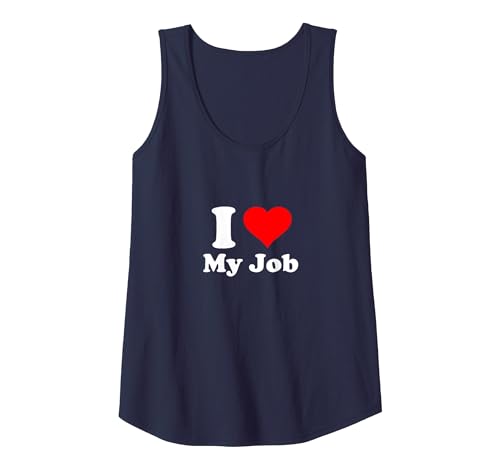 Ich Liebe Meinen Job Tank Top, Damen, Marineblau, L Ich Liebe Meinen Job Tank Top, Damen, Marineblau, L von Work Gifts