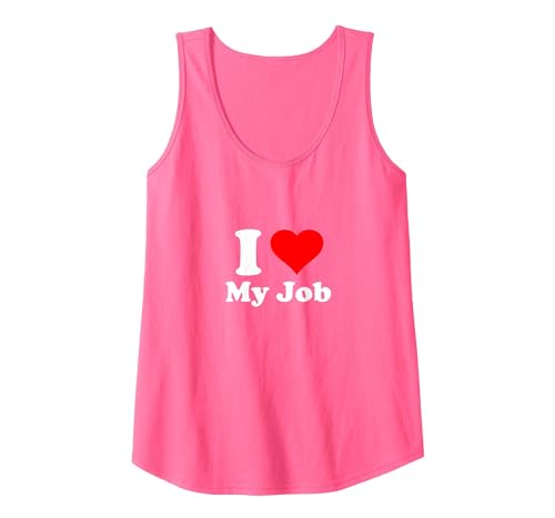 Ich Liebe Meinen Job Tank Top, Damen, Neonrosa, L Ich Liebe Meinen Job Tank Top, Damen, Neonrosa, L von Work Gifts