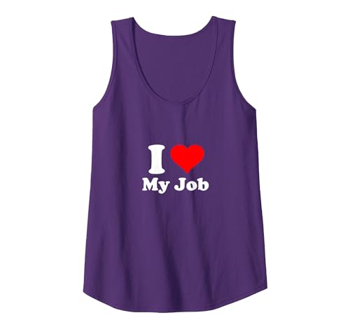 Ich Liebe Meinen Job Tank Top, Damen, Violett, S Ich Liebe Meinen Job Tank Top, Damen, Violett, S von Work Gifts