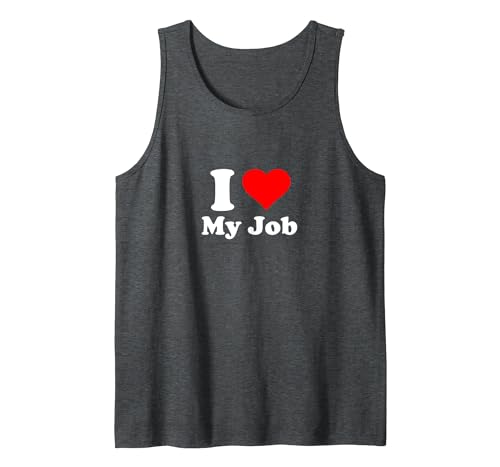 Ich Liebe Meinen Job Tank Top, Herren, Anthrazit Meliert, M Ich Liebe Meinen Job Tank Top, Herren, Anthrazit Meliert, M von Work Gifts