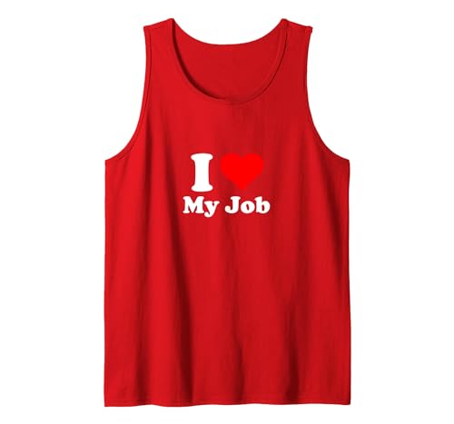 Ich Liebe Meinen Job Tank Top, Herren, Rot, XL Ich Liebe Meinen Job Tank Top, Herren, Rot, XL von Work Gifts