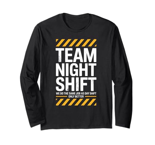 Lustiges Team-Night-Shift-Spruch „Besser als Day Crew“ für Damen und Herren Langarmshirt Lustiges Team-Night-Shift-Spruch „Besser als Day Crew“ für Damen und Herren Langarmshirt von Work Humor Apparel for Nurses Doctors Factory