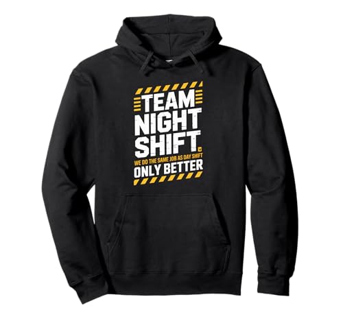 Lustiges Team-Night-Shift-Spruch „Besser als Day Crew“ für Damen und Herren Pullover Hoodie Lustiges Team-Night-Shift-Spruch „Besser als Day Crew“ für Damen und Herren Pullover Hoodie von Work Humor Apparel for Nurses Doctors Factory