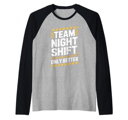 Lustiges Team-Night-Shift-Spruch „Besser als Day Crew“ für Damen und Herren Raglan Lustiges Team-Night-Shift-Spruch „Besser als Day Crew“ für Damen und Herren Raglan von Work Humor Apparel for Nurses Doctors Factory