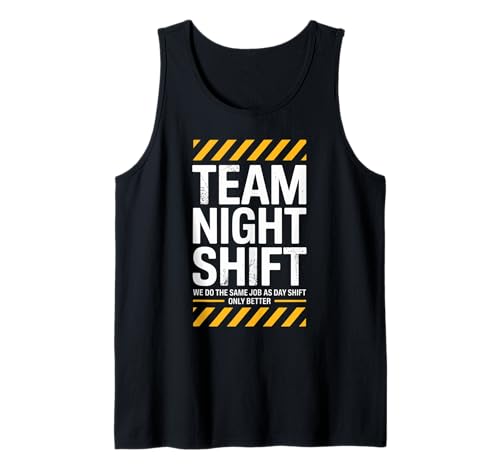 Lustiges Team-Night-Shift-Spruch „Besser als Day Crew“ für Damen und Herren Tank Top Lustiges Team-Night-Shift-Spruch „Besser als Day Crew“ für Damen und Herren Tank Top von Work Humor Apparel for Nurses Doctors Factory