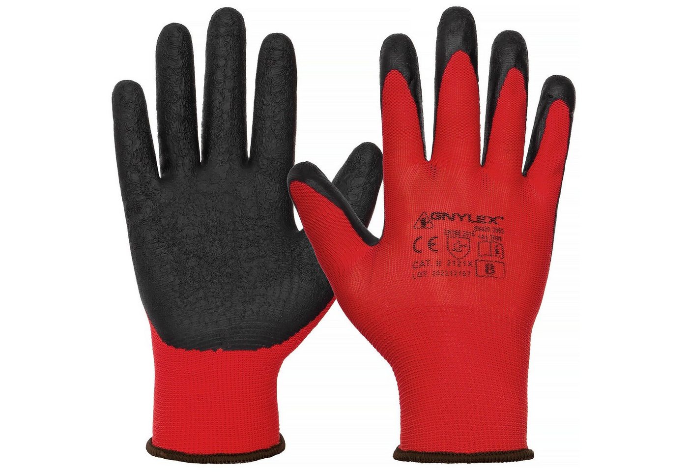 Worklink Arbeitshandschuhe Arbeitshandschuhe solide Montagehandschuhe mit Latex 12 Paar Gnylex Worklink Arbeitshandschuhe Arbeitshandschuhe solide Montagehandschuhe mit Latex 12 Paar Gnylex von Worklink