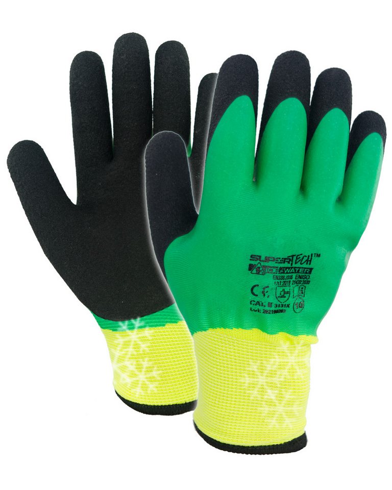 Worklink Winter-Arbeitshandschuhe 60 Paar Winter Arbeitshandschuhe Super Tech Ice Water, Größe 10 (60 Paar) von Worklink
