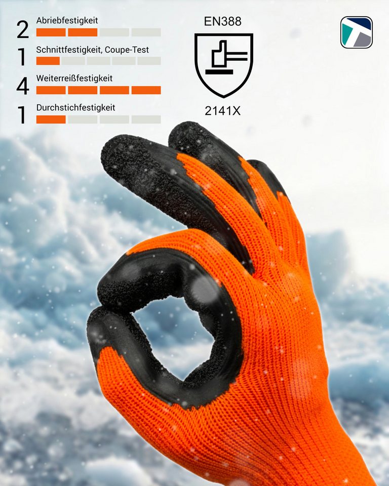Worklink Winter-Arbeitshandschuhe 60 Paar Winterarbeitshandschuhe Winter Draco Größe 9 (60 Paar Winterarbeitshandschuhe Winter Draco) von Worklink